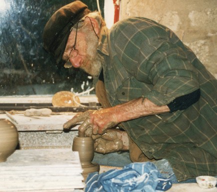 John Struthers at work