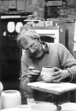 John struthers working in his studio